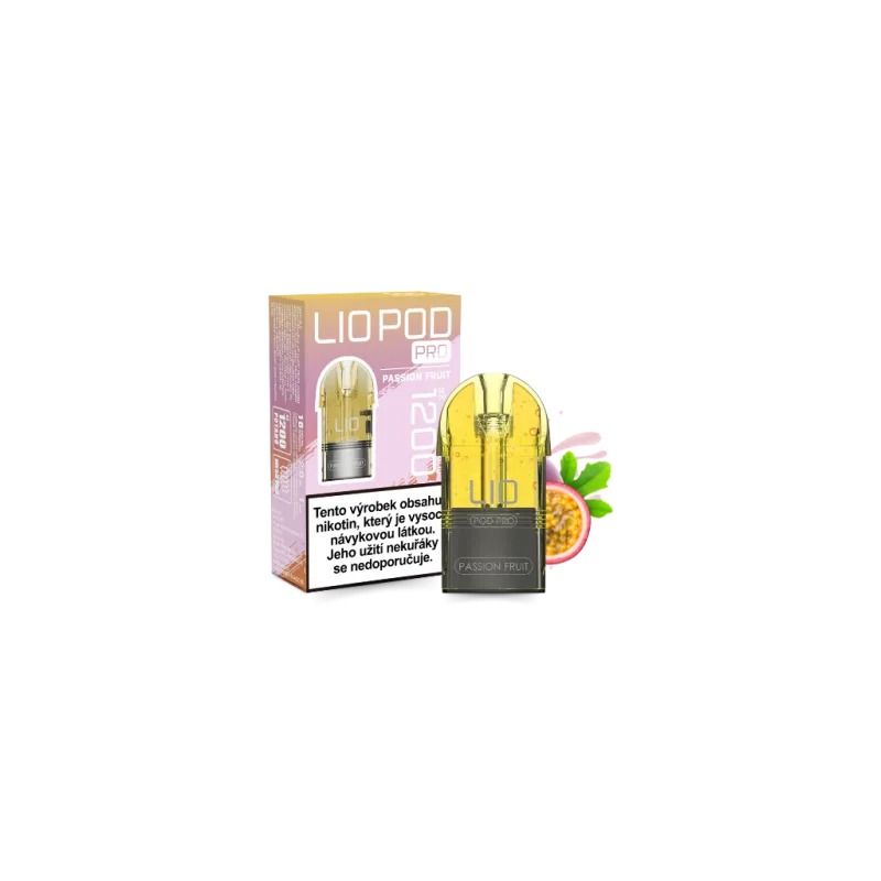 LIO POD PRO - Passion Fruit 16mg - 1200 potahů!