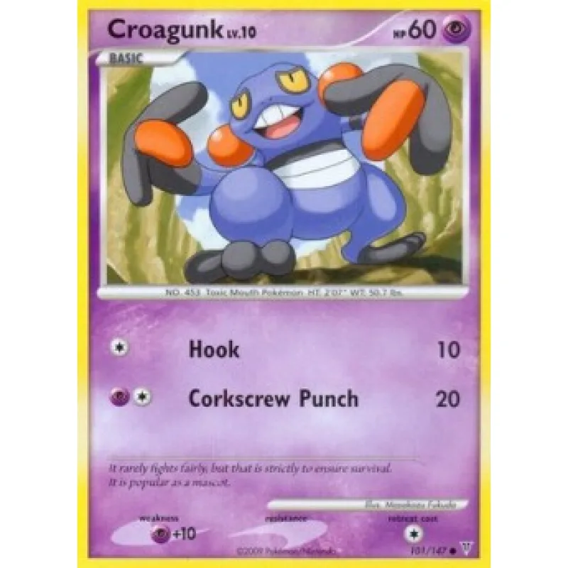 Croagunk Lv.10 (SV 101) - GOOD