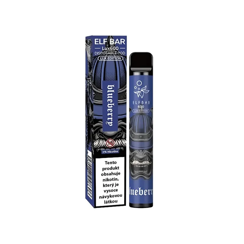 Elf Bar 600 Lux Edition - 20mg - Blueberry (Borůvka)