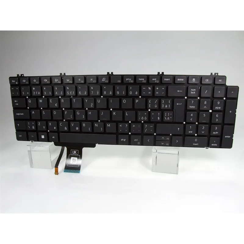 RVK7W DELL Precision 7550 7760 7750 7760 klávesnice (česká, podsvícená)
