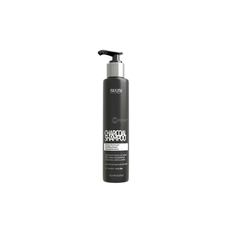 Maxima CHARCOAL Šampon pro studenou platinovou blond, s rostlinným uhlím 250ml