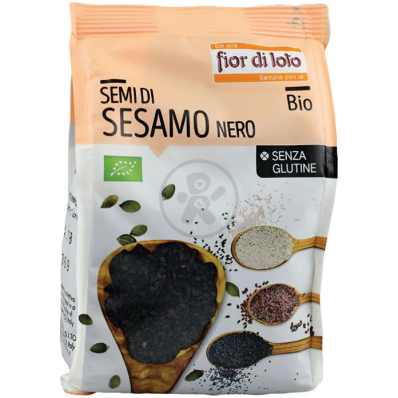 Sezam černý BIO 250g fior di loto