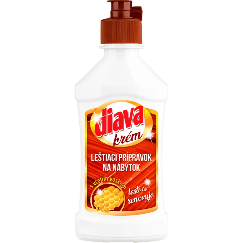 Diava lešticí krém na nábytek se včelím voskem, 200 ml