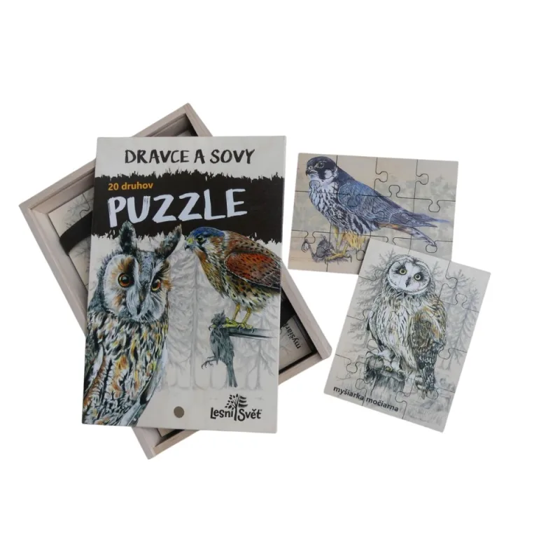 Sada Puzzle - Dravce a sovy SK – náhled 1