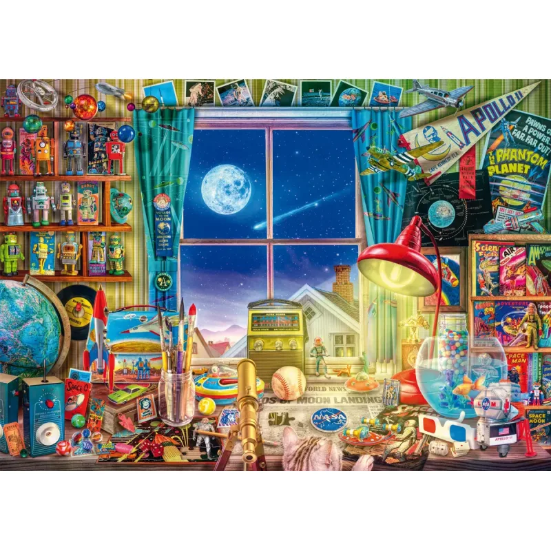Puzzle Na Mesiac – náhled 1