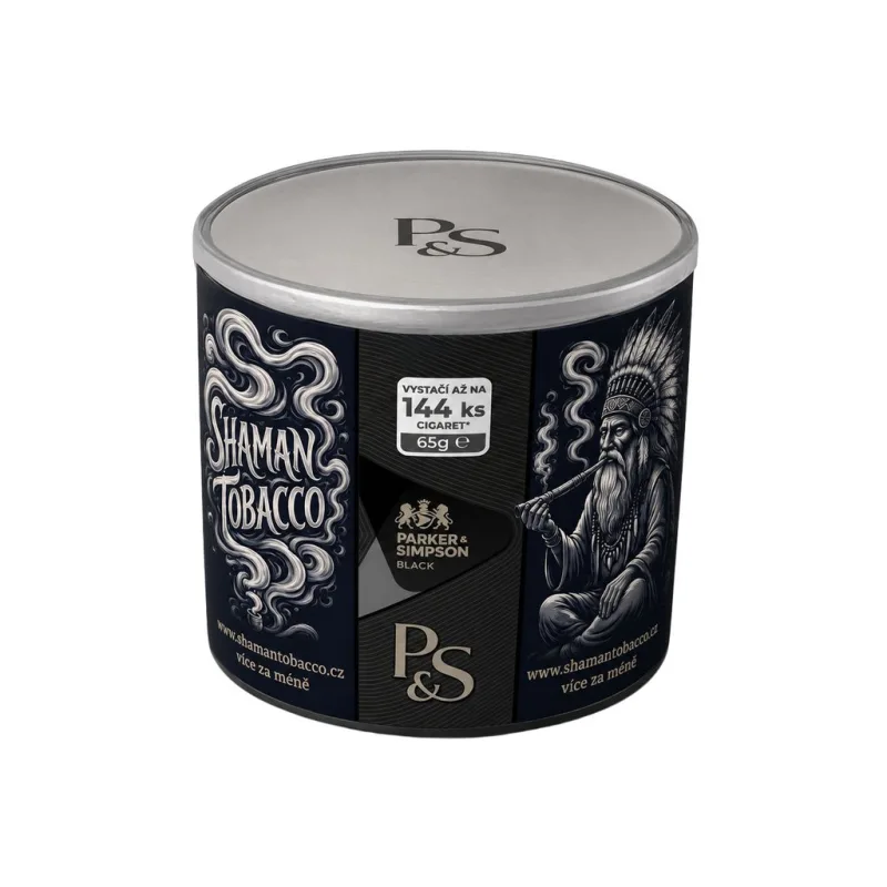Cigaretový tabák P&S Black 65g