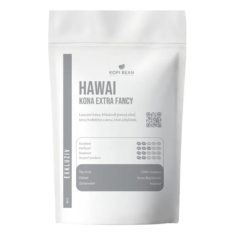 Hawaii Kona Extra Fancy Arabika 50g - Zrnková (nemlet)