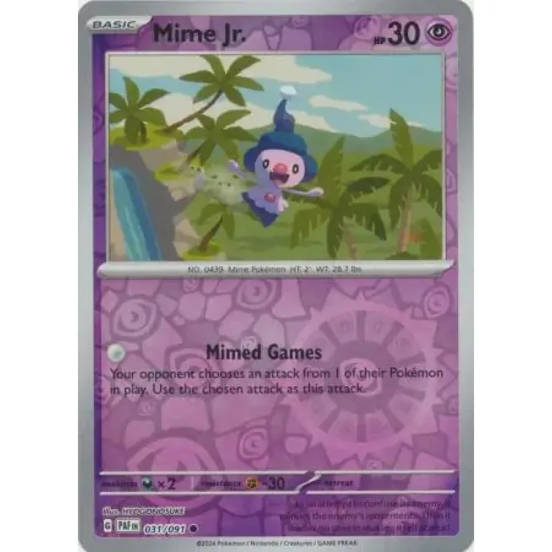 Mime Jr. (PAF 031) - REVERSE HOLO
