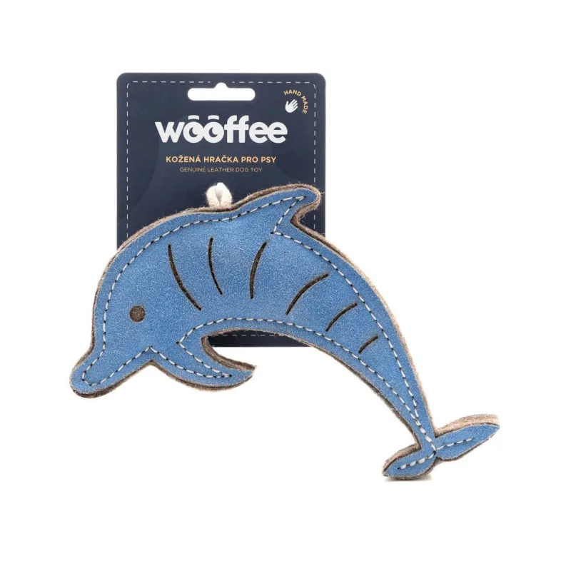 Wooffee kožená hračka Delfín
