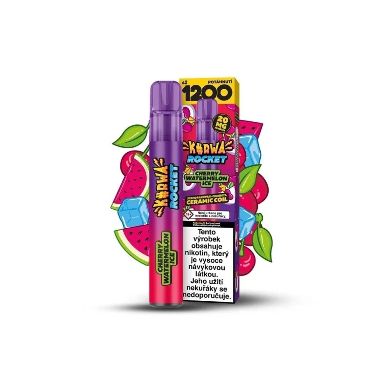 Kurwa Rocket - Cherry Watermelon ICE - 20mg