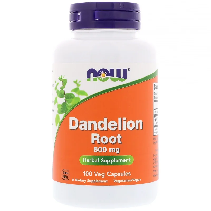 Dandelion Root 500 mg 100 Capsules – náhled 1