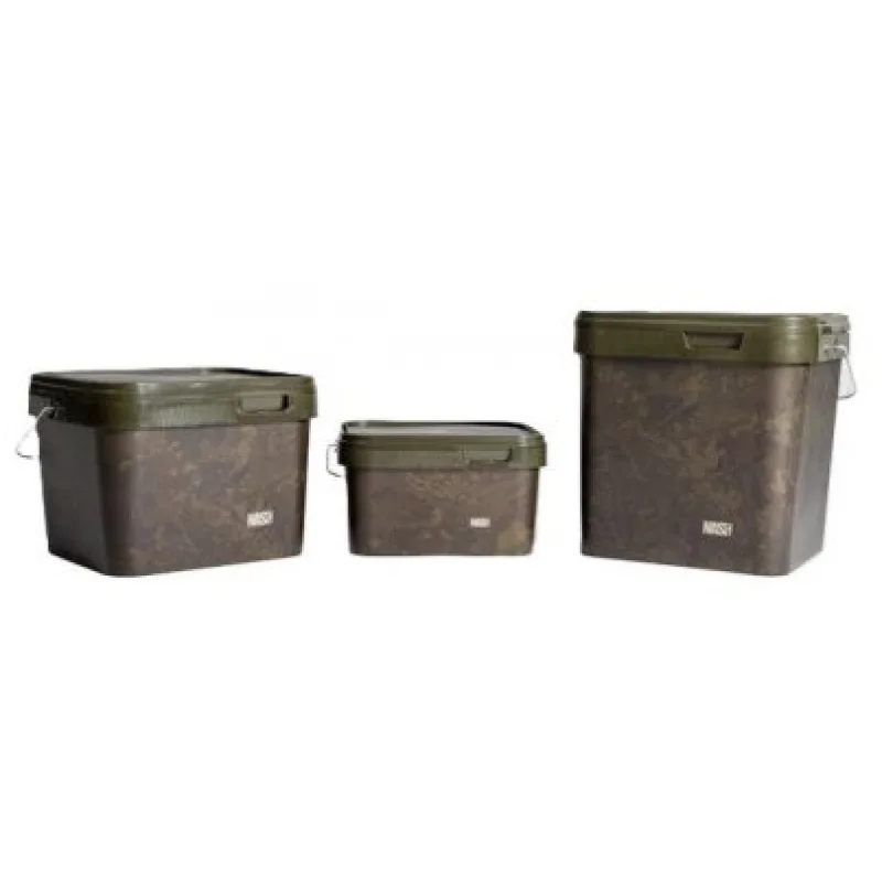 Nash Kbelík Spot On Rectangular Bucket Camo 10l