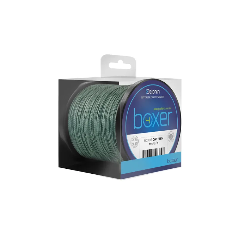 Šňůra Delphin BOXER 4 zelená 0,70mm 62,8kg 250m