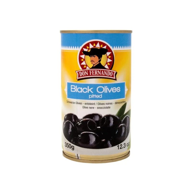 Don Fernando Černé olivy vypeckované 350g