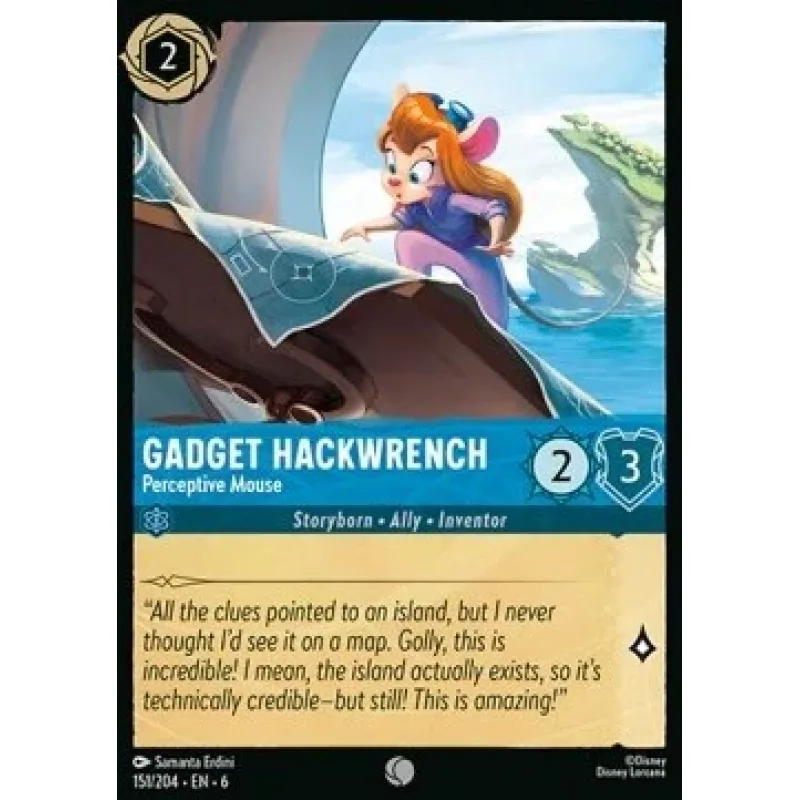 Gadget Hackwrench - Perceptive Mouse - foil