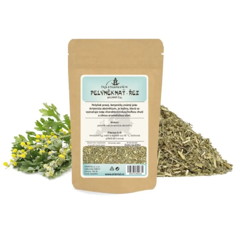 Bylinný čaj Pelyněk nať - řez (Artemisia absinthii)