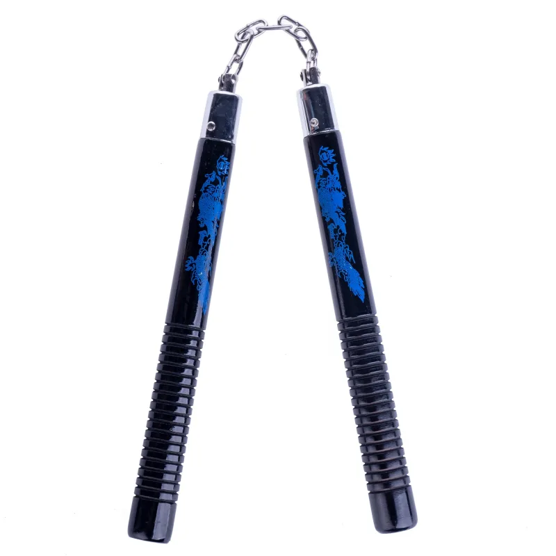 Nunchaku Overall vyřezávané - černá/modrá - Default Title