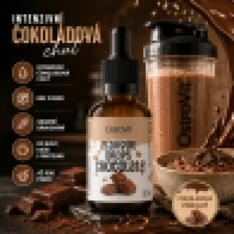 Chocolate Flavor, Drops, 30 ml