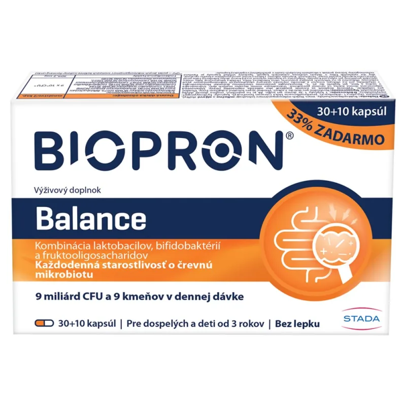 BIOPRON Balance 30+10 kapsúl – náhled 1