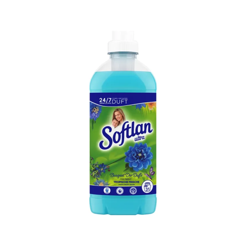 Softlan 3D Ultra aviváž se svěží tropickou vůní 31 PD 650 ml