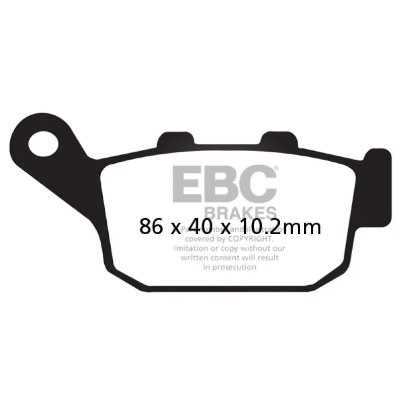 Brzdové destičky EBC FA140HH