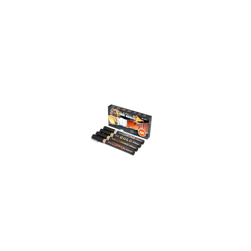Metallic Markers Set