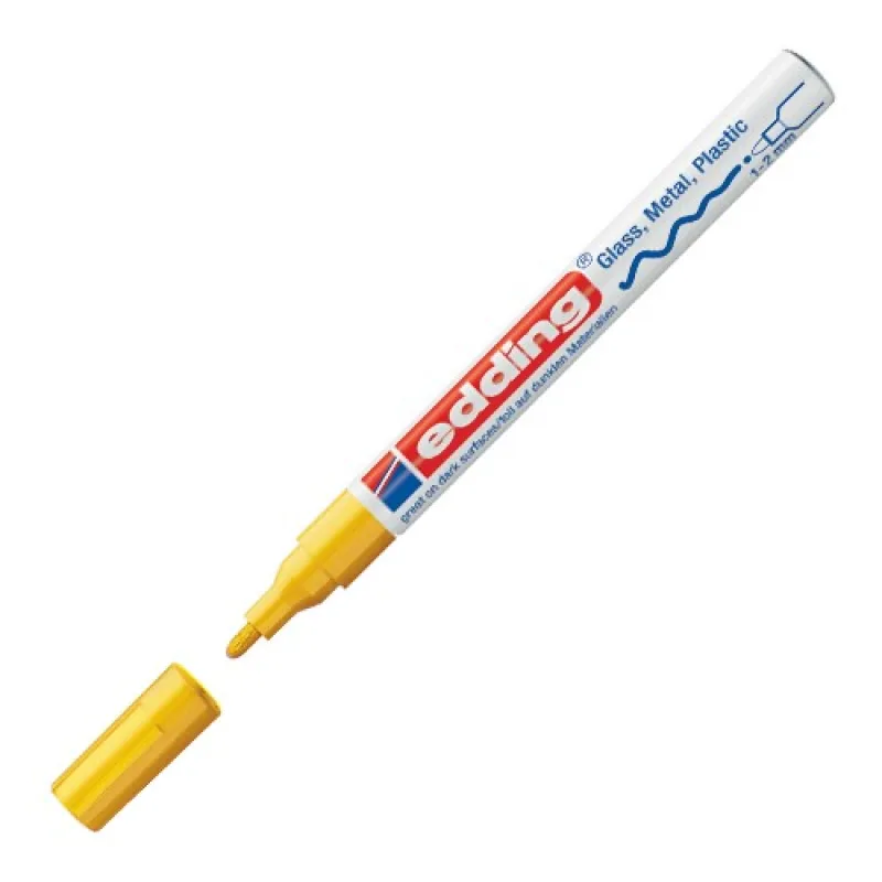 Lakový popisovač Edding 751 žltý