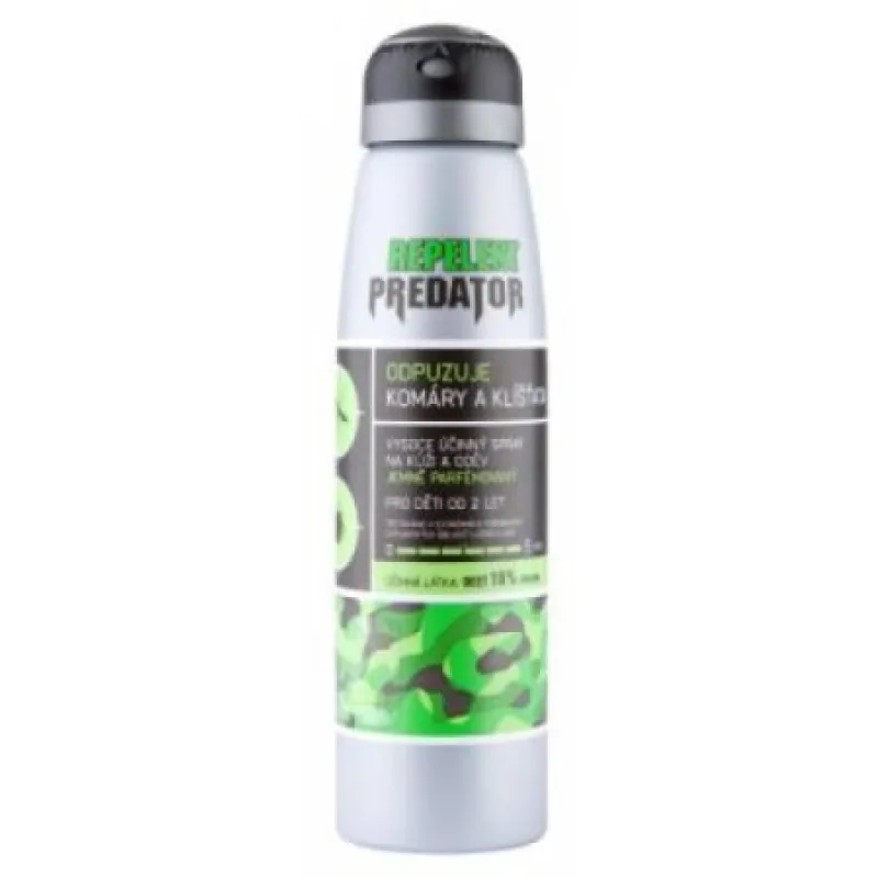 Repelent PREDÁTOR 16% - 150 ml - zelený spray