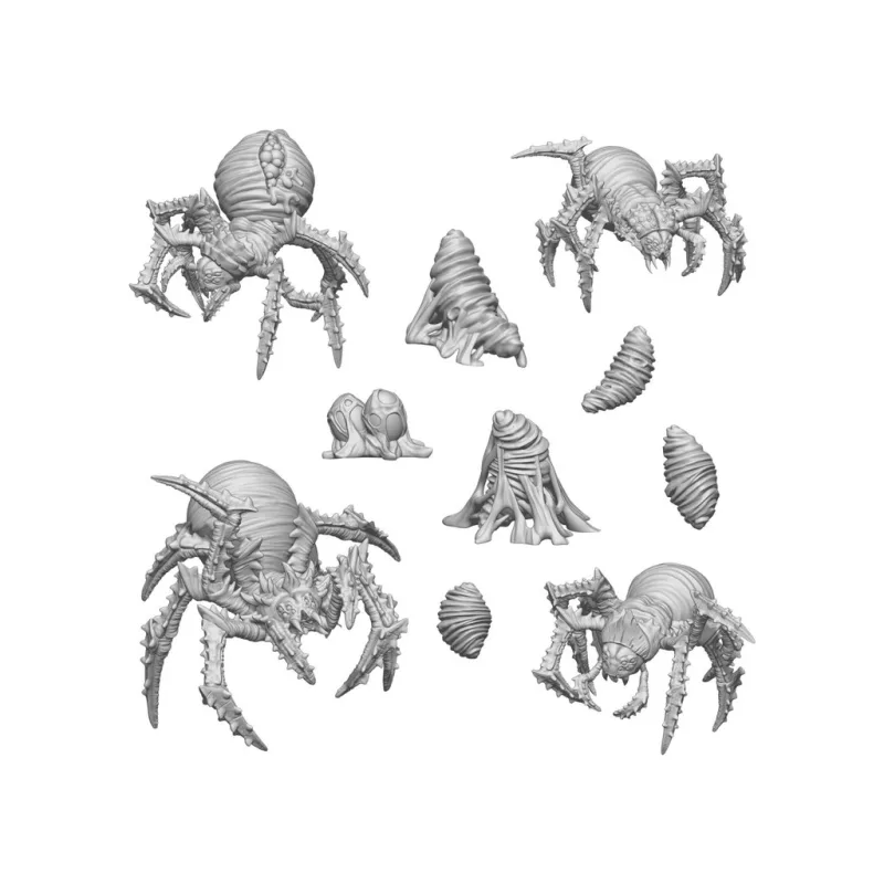Green Stuff World 3D Printed Monster Spiders 1:48