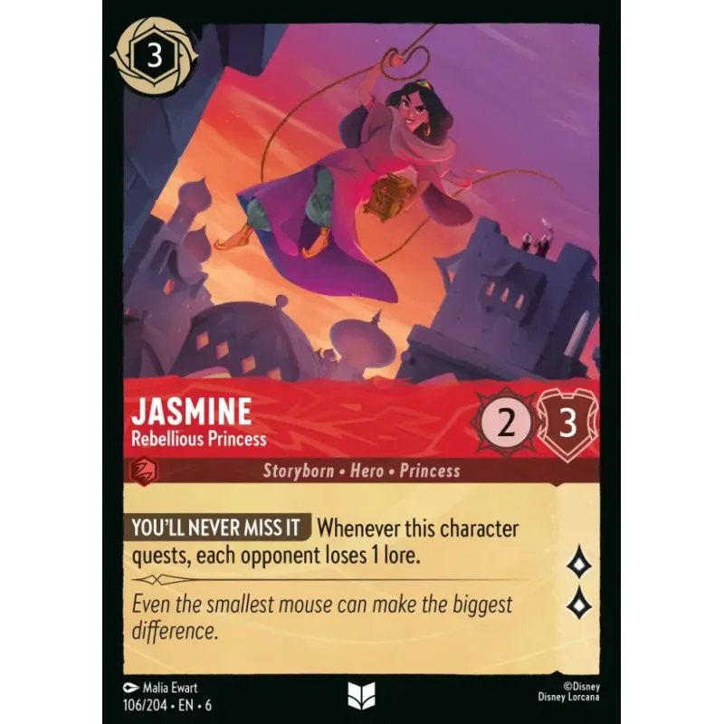 Jasmine - Rebellious Princess - foil