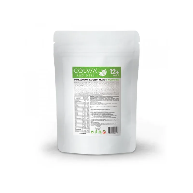 Colvia Pokračovací kojenecké mléko s colostrem 12+ 1500 g