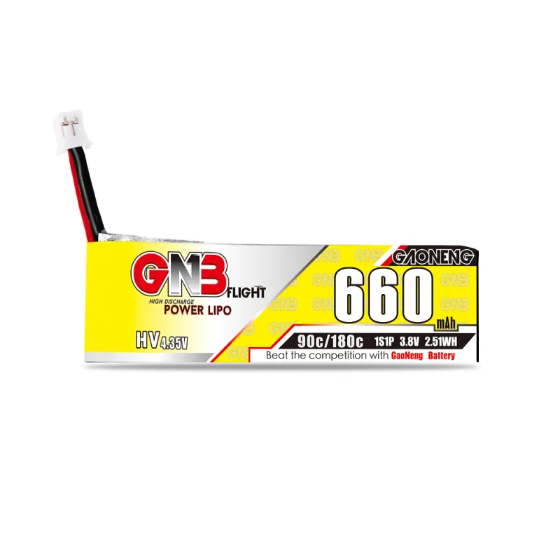 GNB 660mAh 1S 90C HV PH2.0/A30/XT30 Konektor: PH2.0