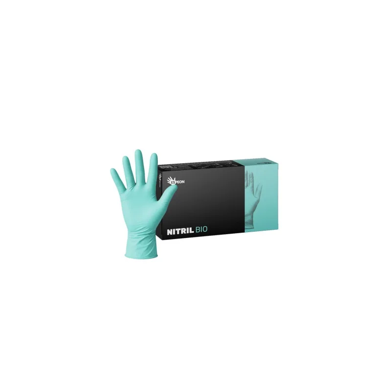 Rukavice NITRIL BIO zelené 3.5g 100ks