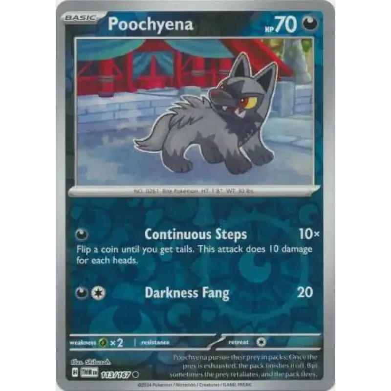 Poochyena (TWM 113) - REVERSE HOLO