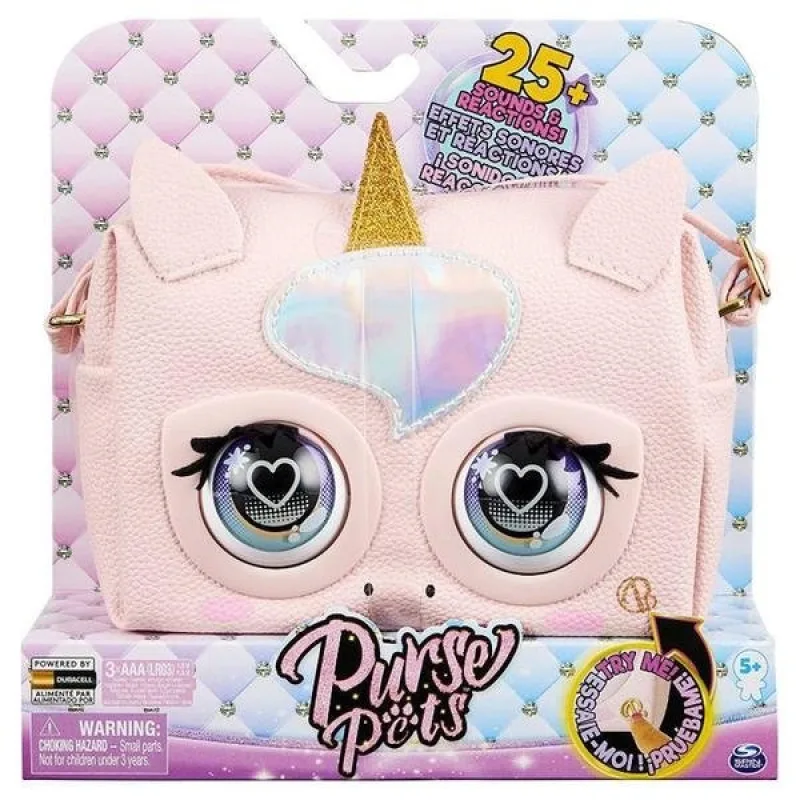 Spin Master Purse pets interaktivní kabelka jednorožec