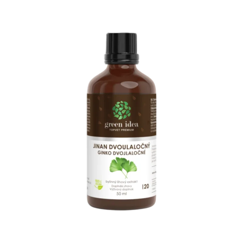 Ginkgo tinktúra – kvapky 50 ml – Green idea