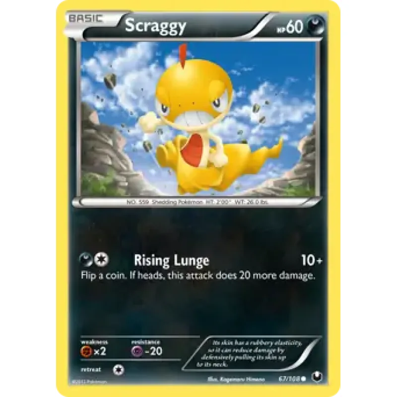 Scraggy (DEX 67) - LIGHT PLAYED