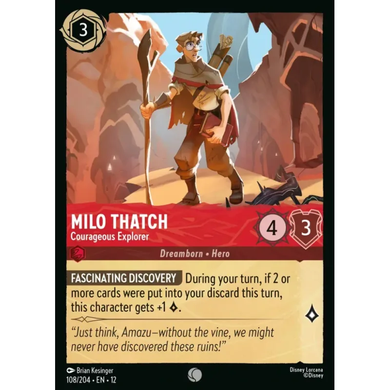 Milo Thatch - Courageous Explorer - foil