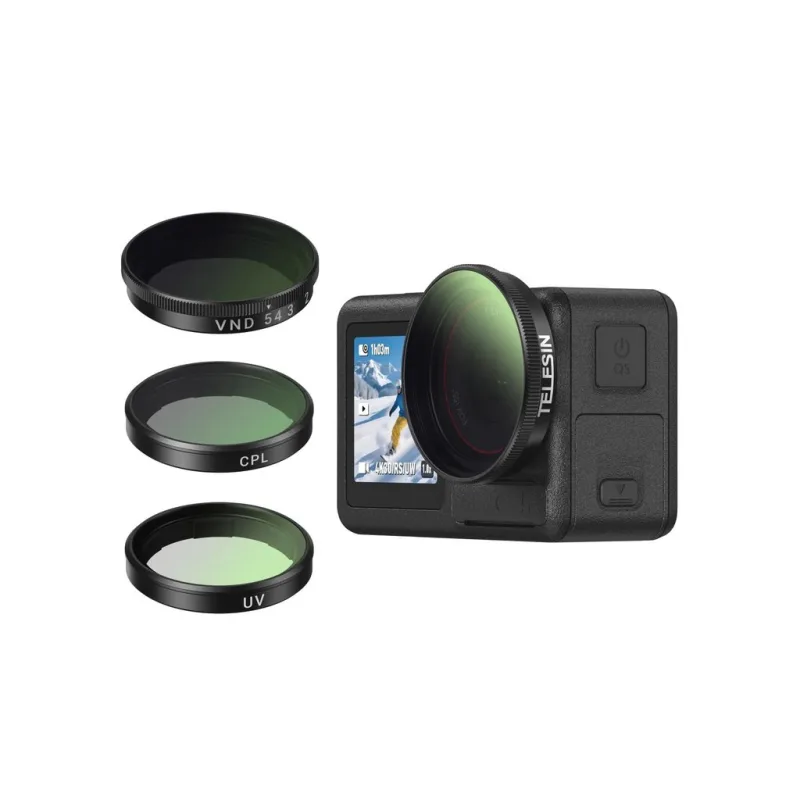 Sada variabilních filtrů pro DJI Osmo Action 5 / 4 / 3 (CPL+VND+UV）