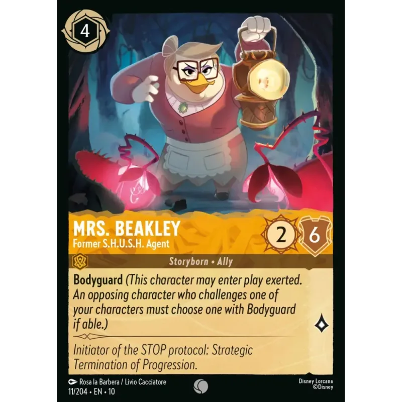 Mrs. Beakley - Former S.H.U.S.H. Agent - foil
