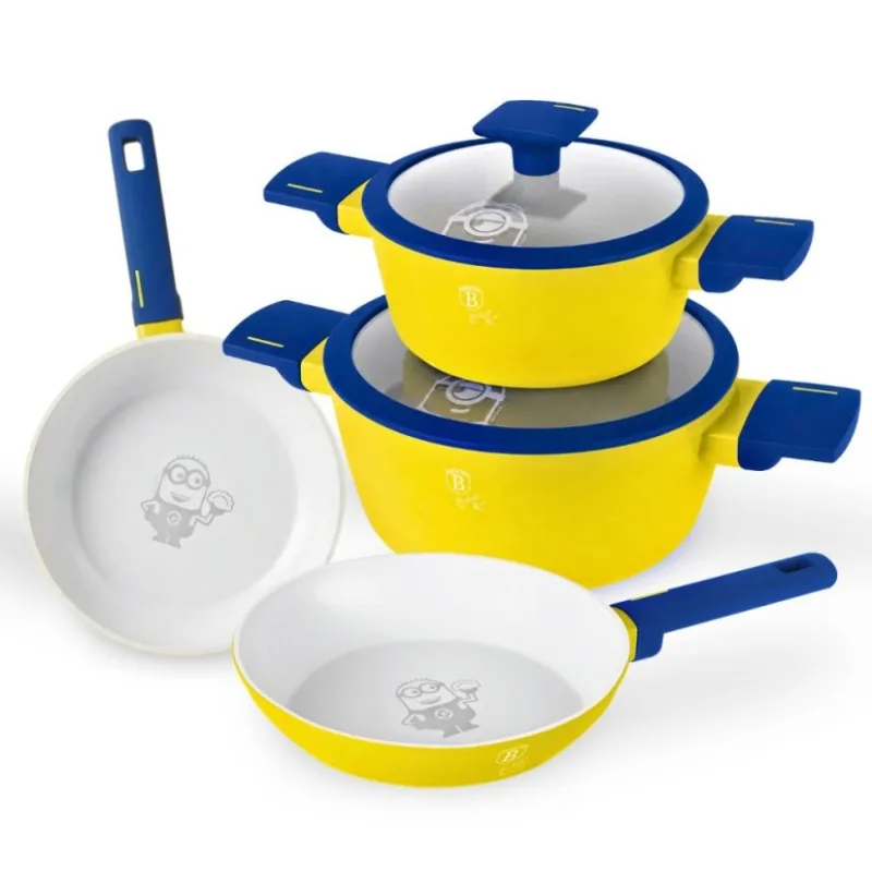 BERLINGERHAUS 6-piece titanium-coated cookware set from the MIMONI collection