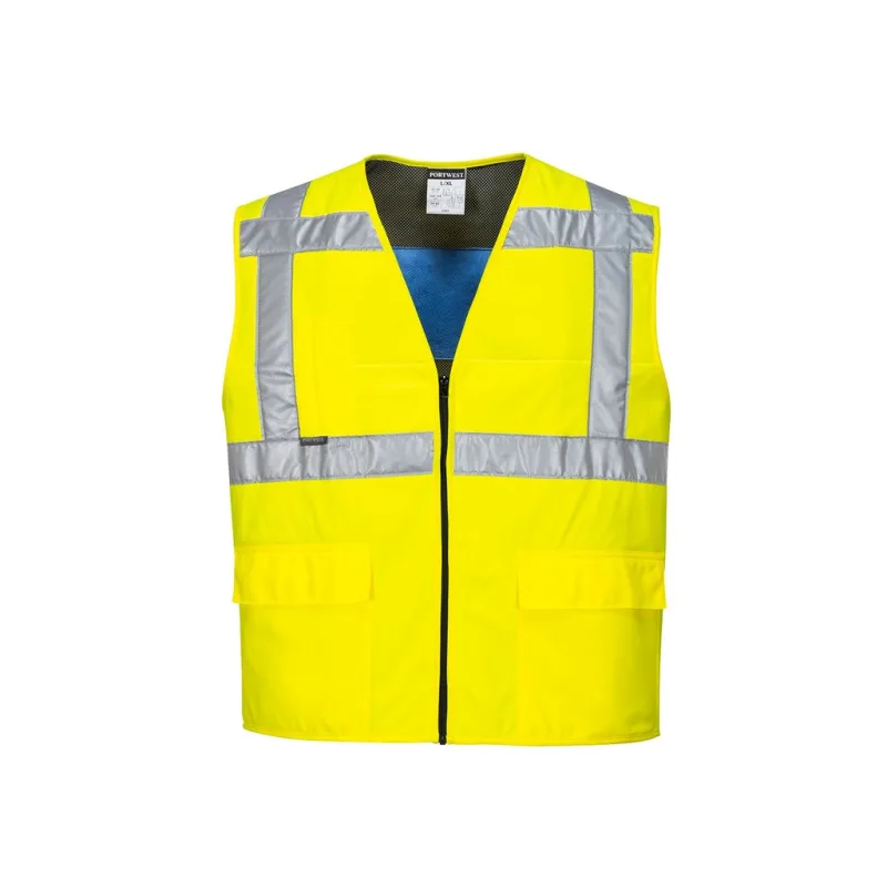 HiVis ochlazující vesta s bambusem