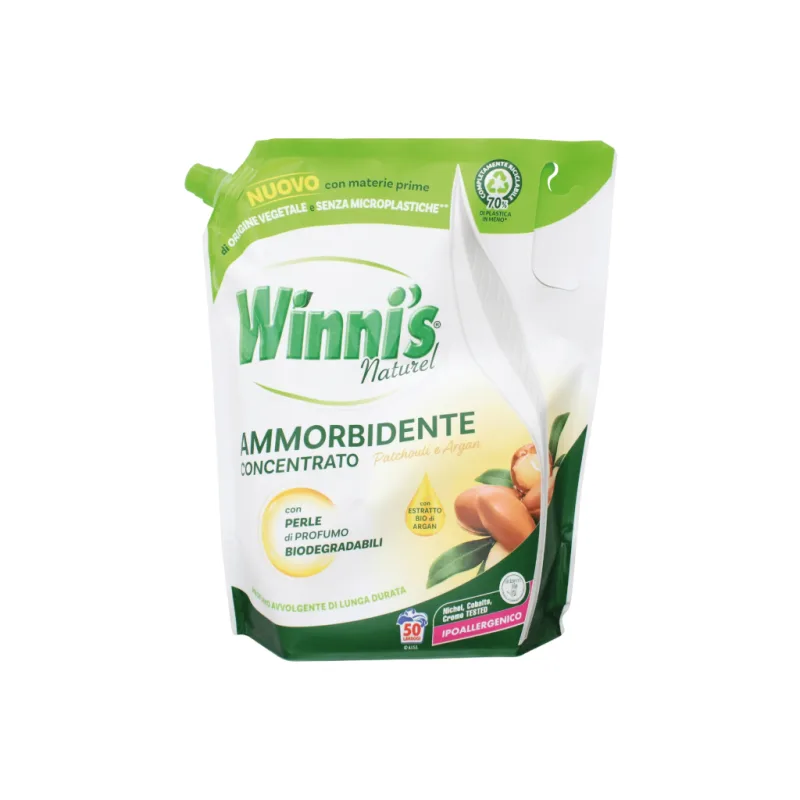 Winni´s hypoalergenní aviváž Pačule a argan 50 dávek 1,25 l