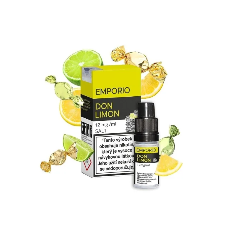 Emporio Salt - Don Limon - 12mg  Limetka, Hroznové víno, Agáve