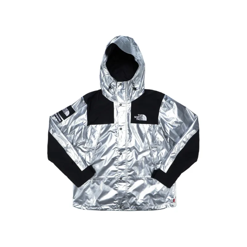 Supreme The North Face Metallic Parka Silver