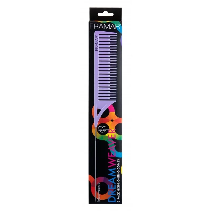 Framar Dream Weaver Combs Pastel 3 ks
