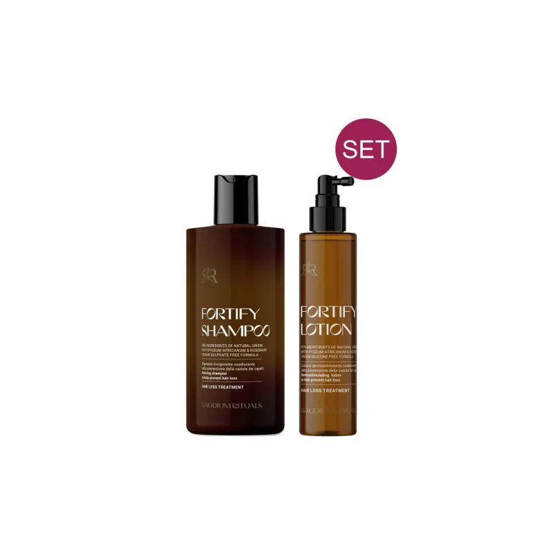SET Roverhair GAUDIUM Fortify Šampon + tonikum proti padání a řídnutí vlasů 250+100ml