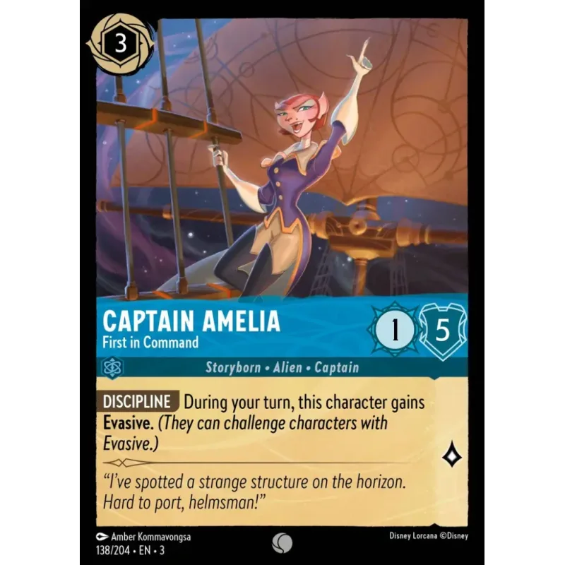 Captain Amelia - First in Command - foil