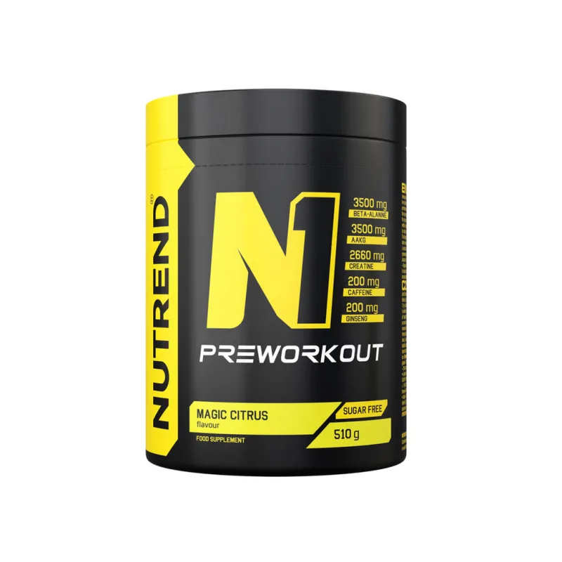 N1 PRE-WORKOUT - PREWORKOUT - magic citrus 510 g NUTREND