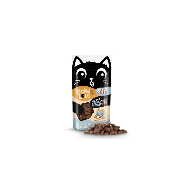 Lucky Lou Lucky Ones Krunchy Krisps S mlékem 60 g
